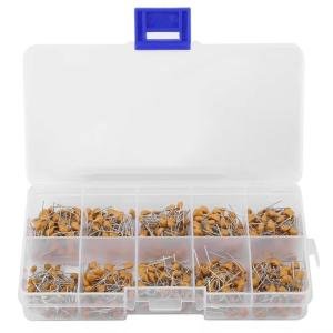 Box of 300pcs 10 Values Ceramic Capacitor 50V 10pF~100nF