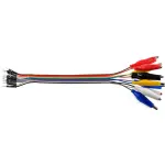 PH71 - 10pin Male Head to Crocodile Alligator Clip 30cm Long