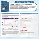 CBSE Coding, AI, Robotics and Computer Book Class 8 Edition 2 for Academic Year 2025-26 | Skillful Minds