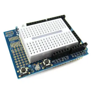 Arduino Shield - Prototype Shield With Mini Breadboard
